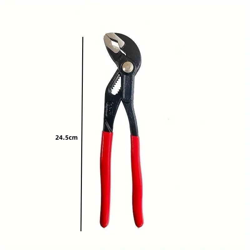 7/10/12 Inch Adjustable Water Pump Pliers – Quick-Release Pipe Wrench & Plumbing Clamp Tool for Household Repairs