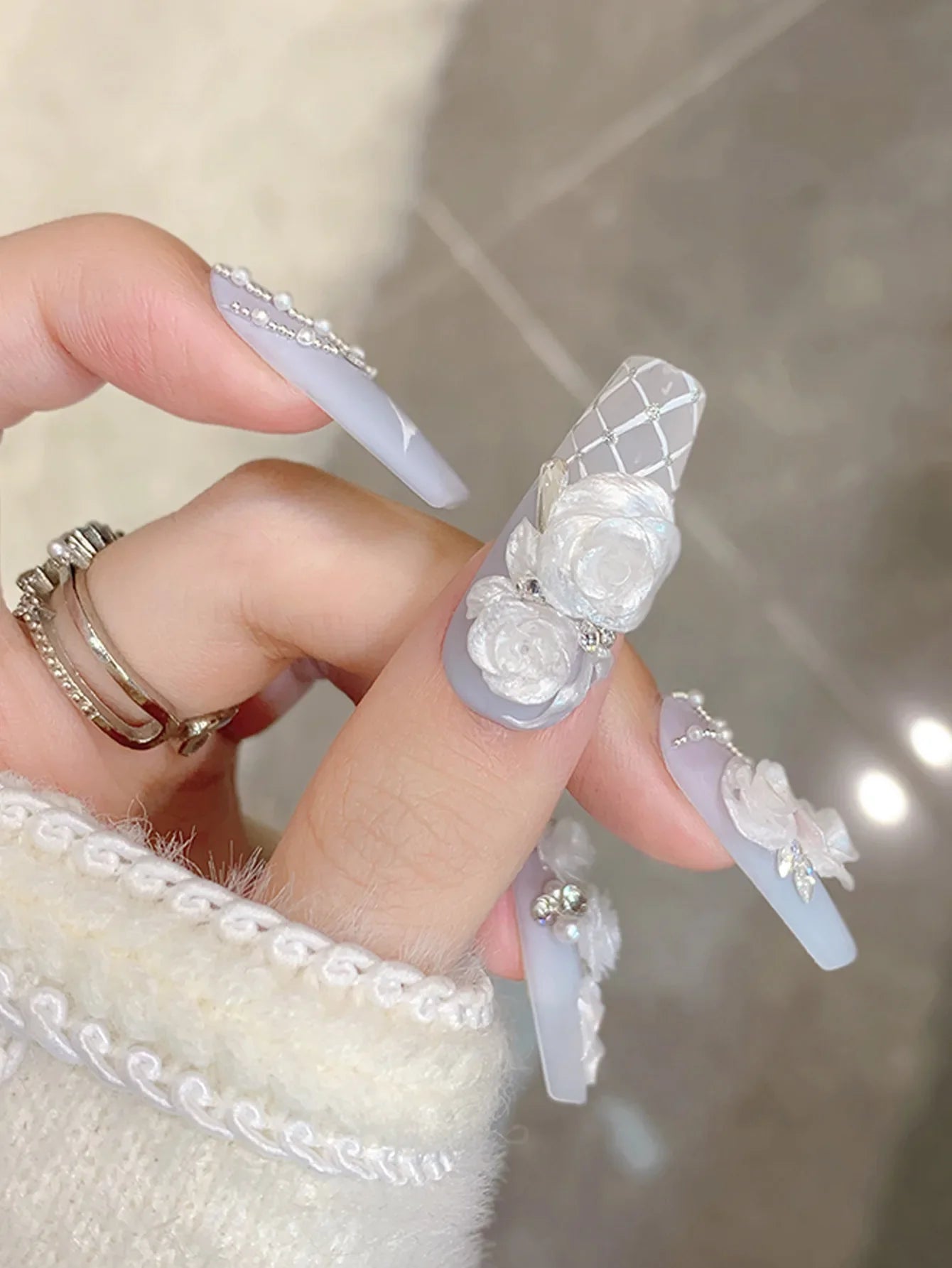12ml Thick Light Carving Glue – Soft Candy Gel for Ice Flower Style, Non-Washable Armor Oil Glue for Nail Salon Use