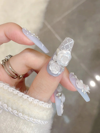 12ml Thick Light Carving Glue – Soft Candy Gel for Ice Flower Style, Non-Washable Armor Oil Glue for Nail Salon Use