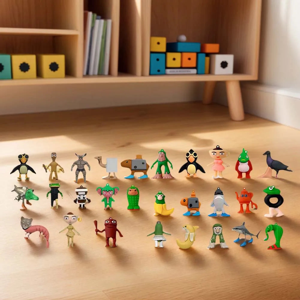 3D Tung Sahur Advent Calendar – 24-Day Mini Figure Countdown Collection & Decoration