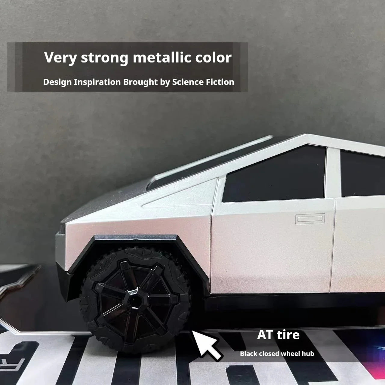 Tesla Pickup RC Car Model | Drop-Resistant Simulation Toy with Color Box for Kids & Christmas Gifts