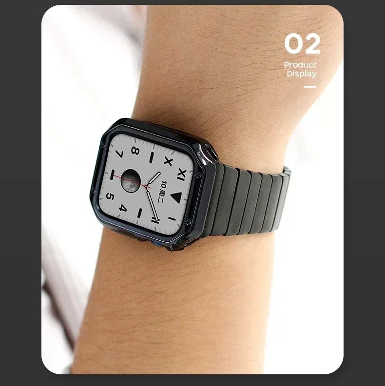 Apple Watch Case Cover – TPU Bumper with Screen Protector for 38mm-45mm, Series 3 to 9 & SE