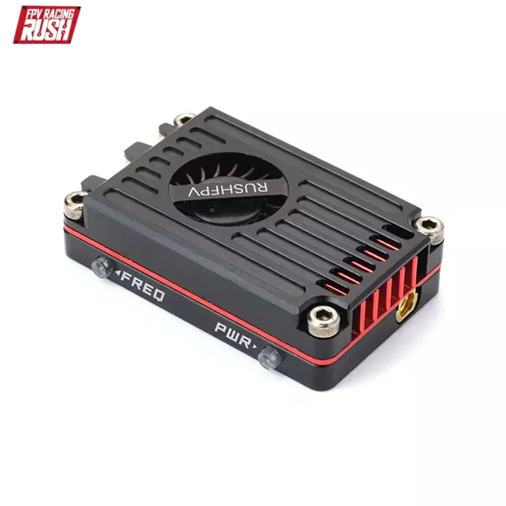 RUSH MAX SOLO 5.8GHz 2.5W VTX Video Transmitter - 48CH/37CH, CVBS PAL/NTSC, Includes Antenna for RC FPV Long Range Fixed-Wing Drones