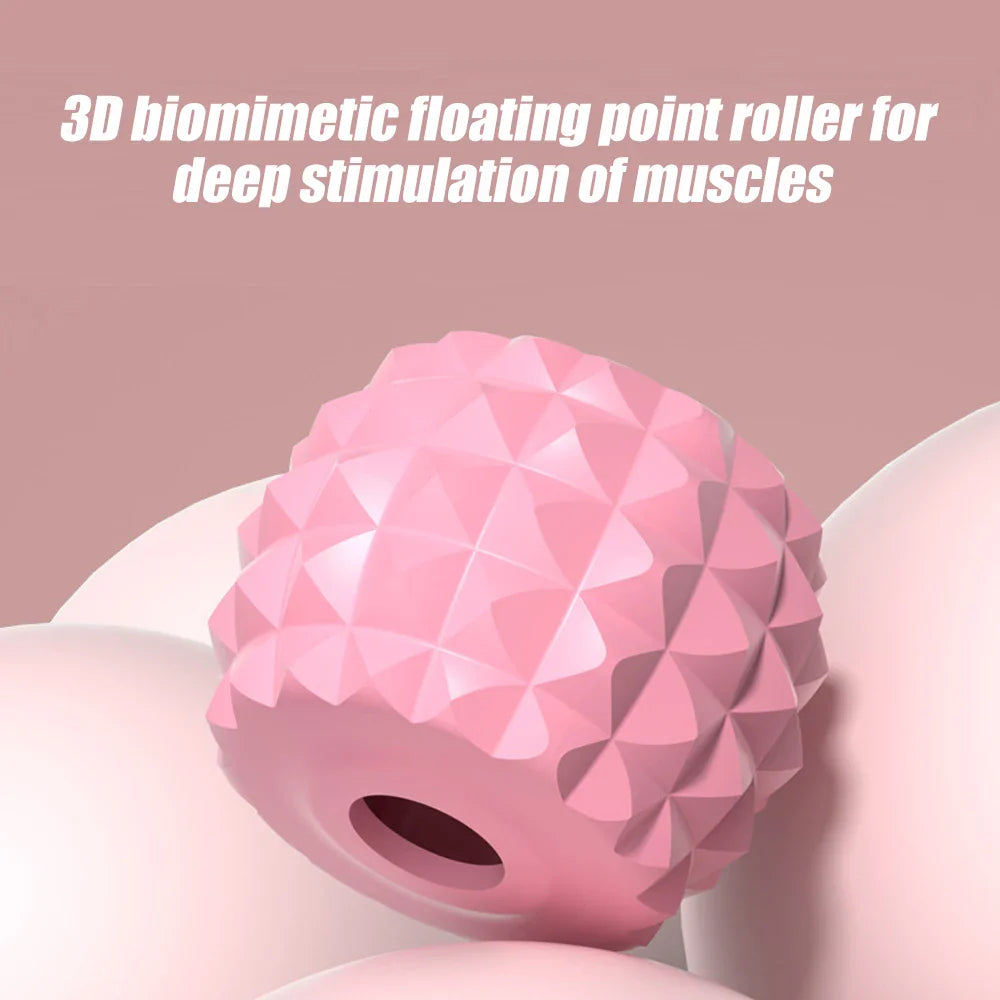 Portable Round Massager Roller – Waist, Abdominal & Leg Clip Tool for Cellulite, Stovepipe & Meridian Massage