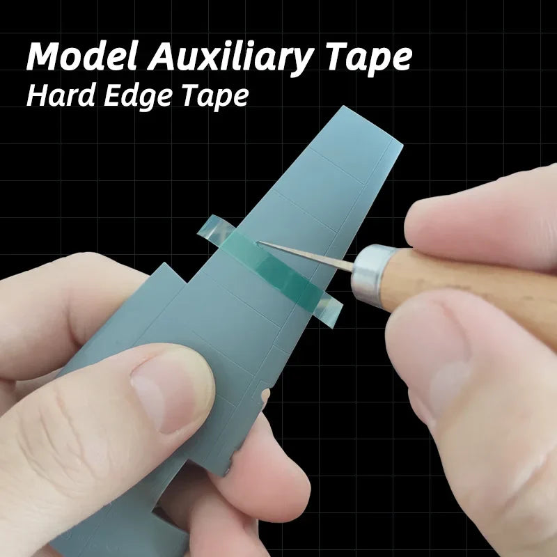 Hobby Model Scribing Guide Tape – Carving & Cutting Masking Tape for Mecha and Military Models