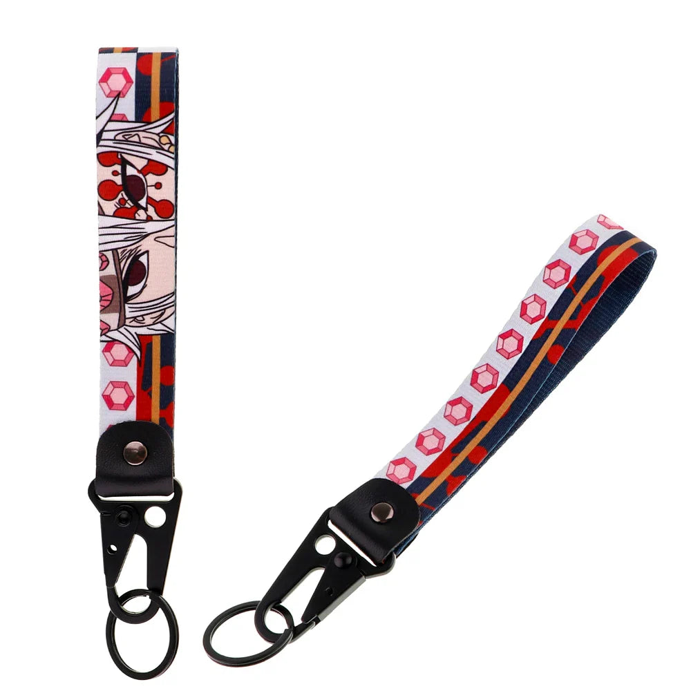 Anime Eagle Beak Keychain – Cool Short Lanyard for Phone, Badge Holder & USB Pendant