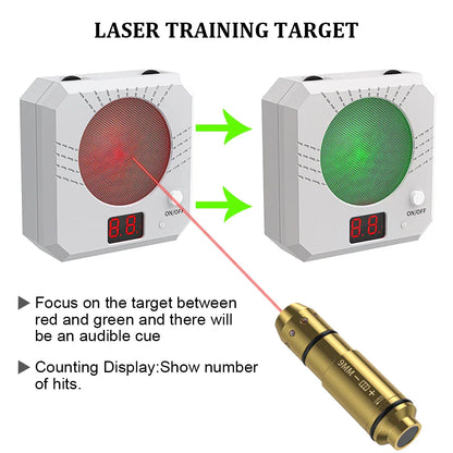 Infrared Induction Electronic Laser Target – Color-Sensitive Shooting Practice Toy with Sound Effects