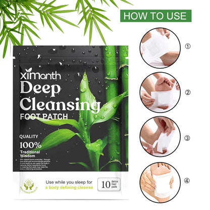10-200PCS Detox Foot Patches – Herbal Stress Relief & Deep Sleep Aid | Foot Care & Body Detox Stickers