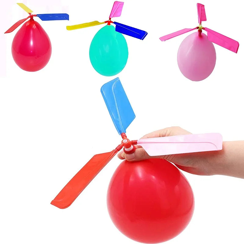 Air Balloon Helicopter Toy Set - Fun Flying Outdoor Party Game for Kids (1–10 PCS)