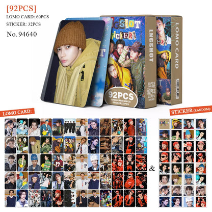 55PCS LNGSHOT Kpop Lomo Cards - Jay Park Album Photocards Stickers & Fan Collection Gift Set