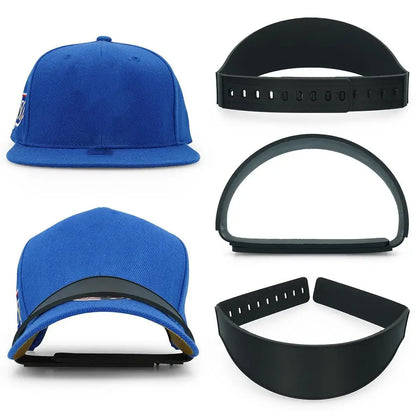 Reusable Adjustable Hat Brim Bender – No-Steam Baseball Cap Curving & Shaping Band