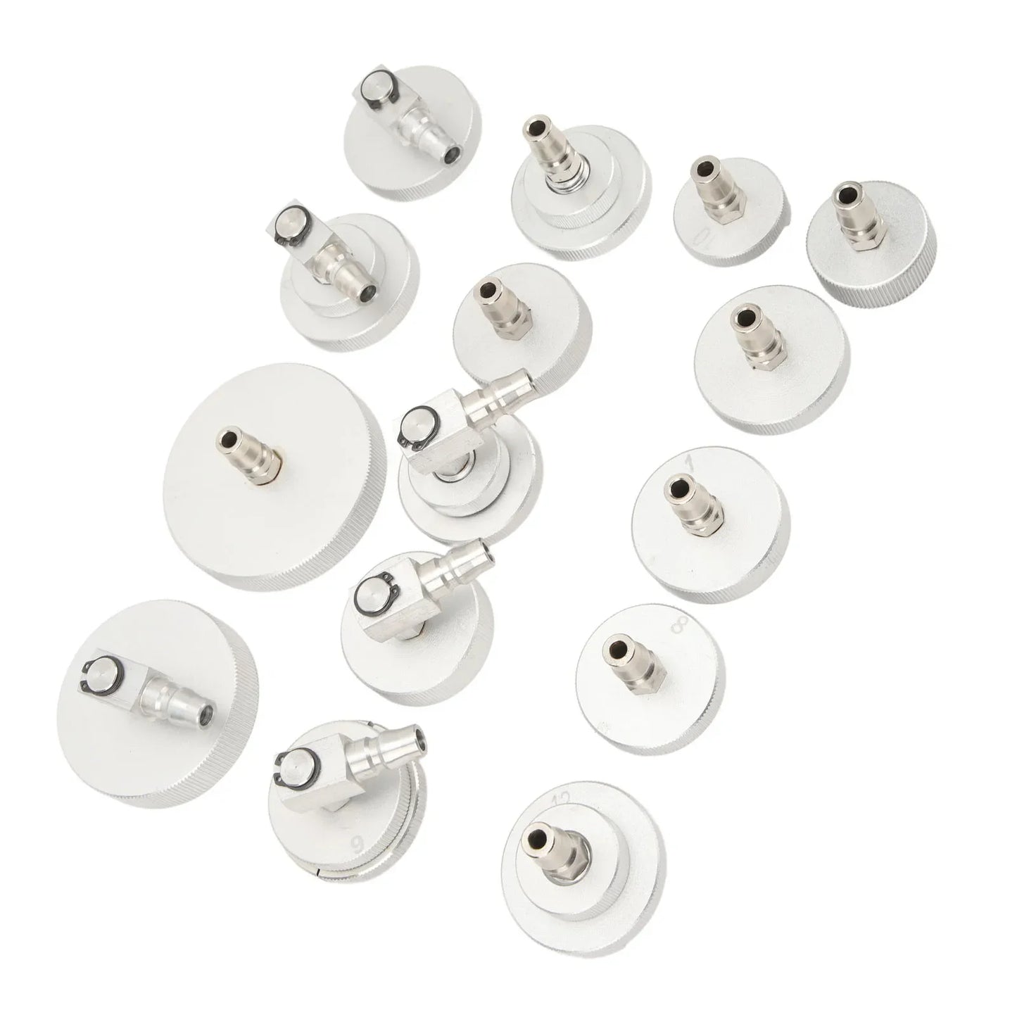 Master Cylinder Brake Bleeder Adapter Set — Aluminum Alloy, High-Accuracy Portable Tool for Automobiles