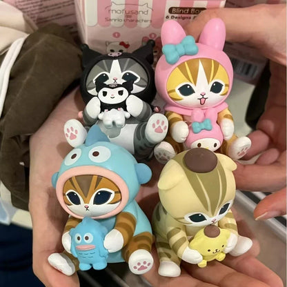 Mofusand Shark Cat Ugly Fish Blind Box Toy – Vinyl Doll Collectible for Display & Fashion Hobby Collection