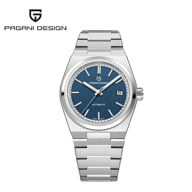 Pagani Design 2024 Men’s Automatic Mechanical Watch – Luxury Sapphire AR Coating, Stainless Steel, 10BAR Waterproof