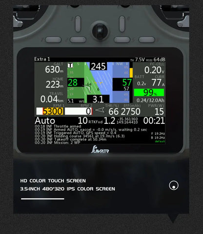 Jumper T15 FPV Radio Controller – Hall Sensor, Color Screen, EDGETX/ELRS for Long Range RC Drone