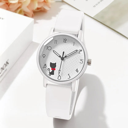 Women’s Casual Quartz Watch – Silicone Strap Wristwatch Gift for Ladies