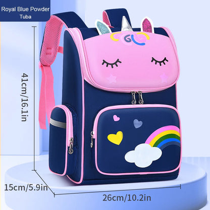 Children’s School Backpack | Cute Waterproof Lightweight Bag for Elementary Students, Grades 1-6, Ages 6-12