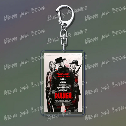 Classic Movie Keychains – Jaws, Fight Club, Avatar Pendant Key Rings for Bags & Fan Gifts
