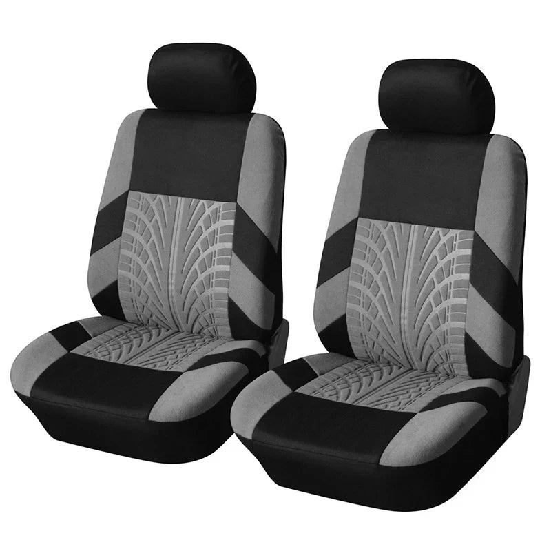 Brand Embroidery Universal Car Seat Cover Set with Organizer – Premium Interior Protection for Golf 4, Citroen C4, IZH 2126, Hyundai i20 & Honda Models