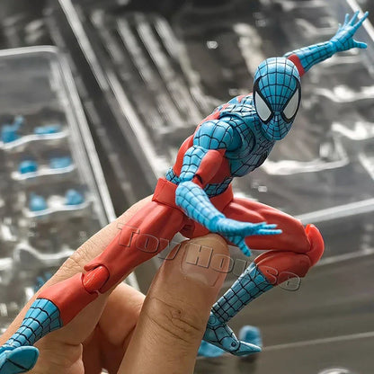 CT Toys Spider-Man Action Figure — Mafex 190 Web Man, SHF 185 Spider & Miles Morales 2099 Anime Model Toy