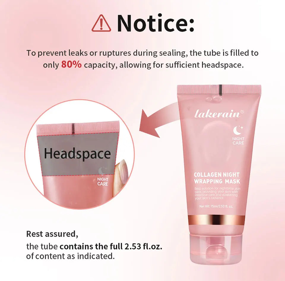 Night Collagen Wrapping Mask – Moisturizing, Brightening & Rejuvenating Korean Face Mask for Glowy Skin & Elasticity