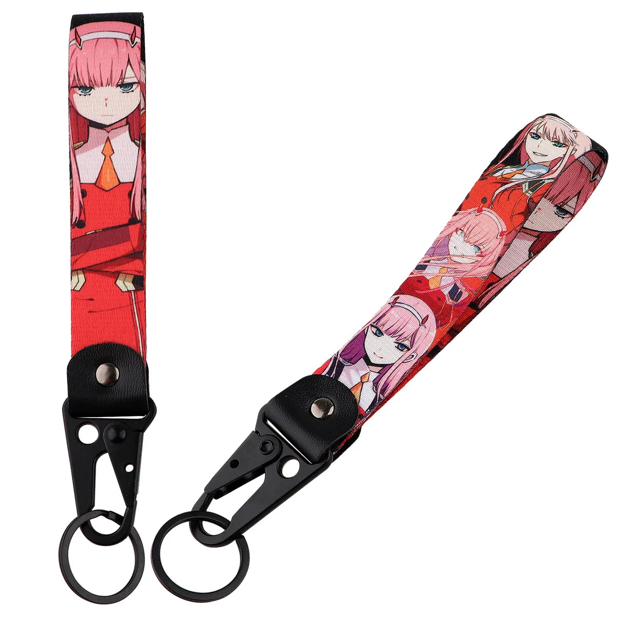 Anime Eagle Beak Keychain – Cool Short Lanyard for Phone, Badge Holder & USB Pendant