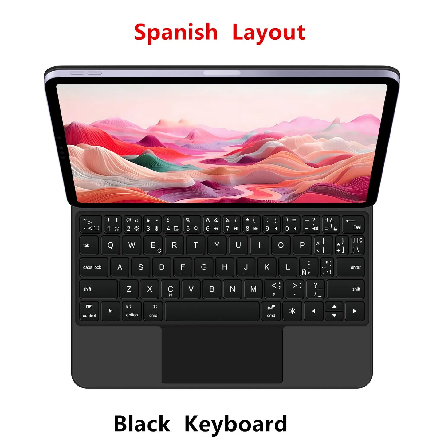 Magic Keyboard Case for iPad — Smart Magnetic Folio for iPad 11th & 10th Gen 11" (2025 A16, A3354/A3355/A3356/A2696)