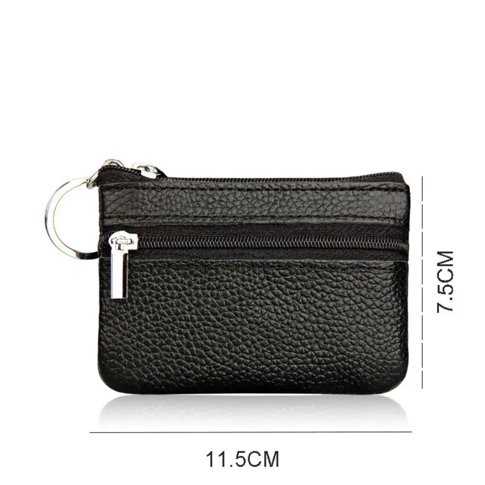 Mini PU Leather Coin & Card Holder Wallet – Luxury Pocket Change Purse Pouch for Men & Women 💼✨