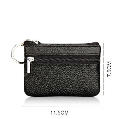 Mini PU Leather Coin & Card Holder Wallet – Luxury Pocket Change Purse Pouch for Men & Women 💼✨