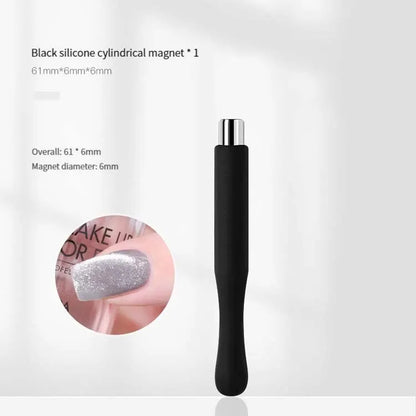 4PCS Magnetic Nail Art Tools - Stone Pattern Gel Magnet Sticks for Nail Enhancement