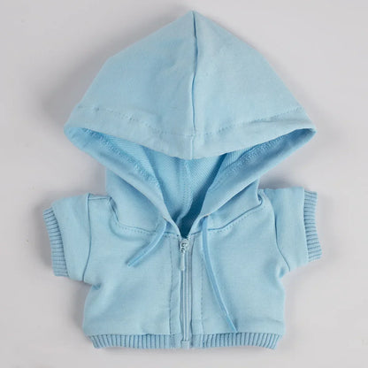 15/17cm Labubu Doll Hooded Zipper Sweatshirt Outfit Set – Stylish Ropa Accessories