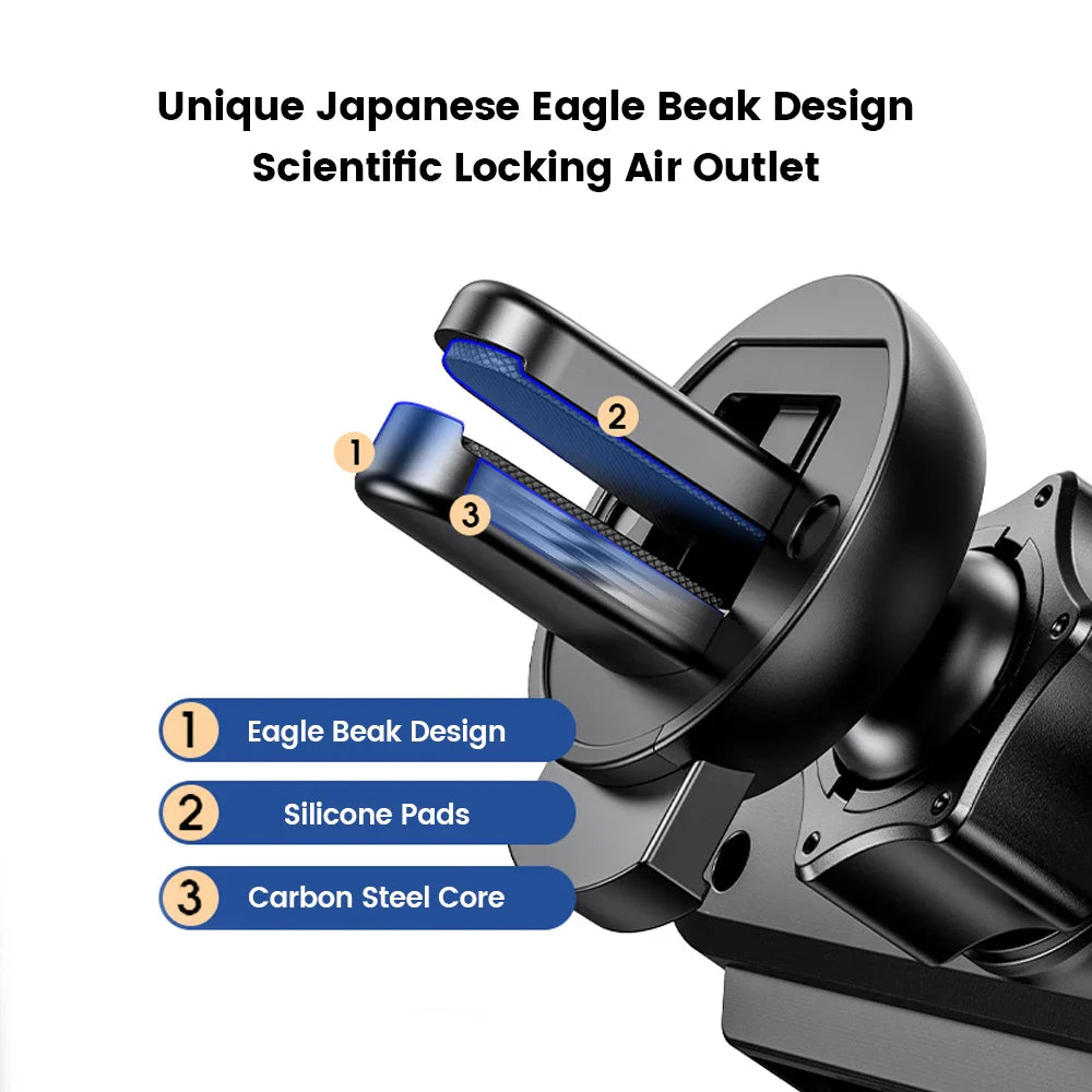 Gravity Car Phone Holder Air Vent Mount – Universal Mobile Support for iPhone 13/12 & Xiaomi GPS