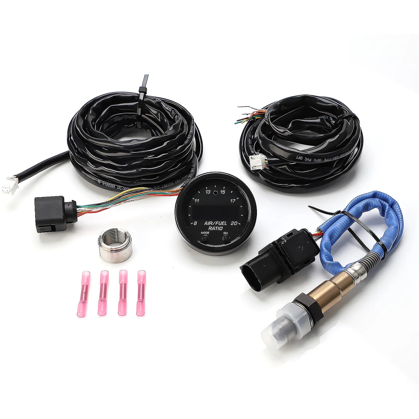 CNSPEED Car O2 Air Fuel Ratio Gauge Kit – EM 30-0300 X-Series Wideband LSU 4.9 Oxygen Sensor for Car