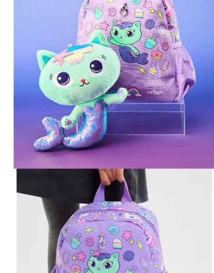 New Australia Smiggle Gabby Schoolbag Set – Girls Shoulder Backpack with Meal Bag, 14-Inch, Perfect Semester Gift