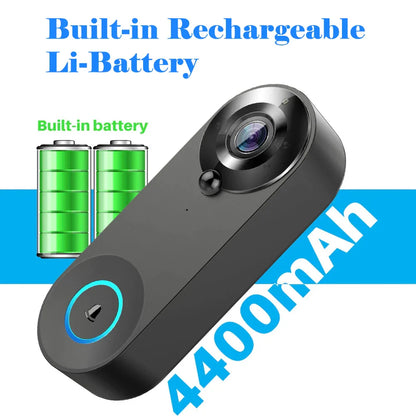1080P Wireless Video Doorbell Camera – WiFi Smart Doorbell, Tuya Smart Home Security, Motion Detection, Night Vision, Intercom