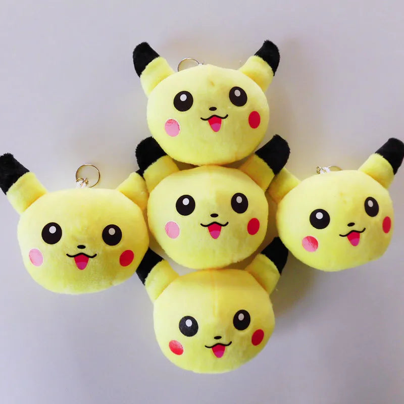 50PC Pokemon Pikachu Plush Toy Pendants – Cute Plush Gifts for Kids, Birthday & Christmas