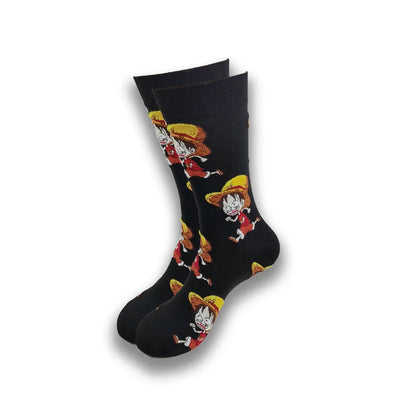 Spring and Autumn Cartoon Movie Character Socks for Men & Women – Funny Fashion High Quality Crew Tube Socks, Unisex Casual Cotton Socks