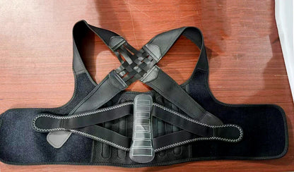 Posture Corrector for Men & Women — Adjustable Shoulder Brace & Back Straightener for Middle & Upper Spine Support