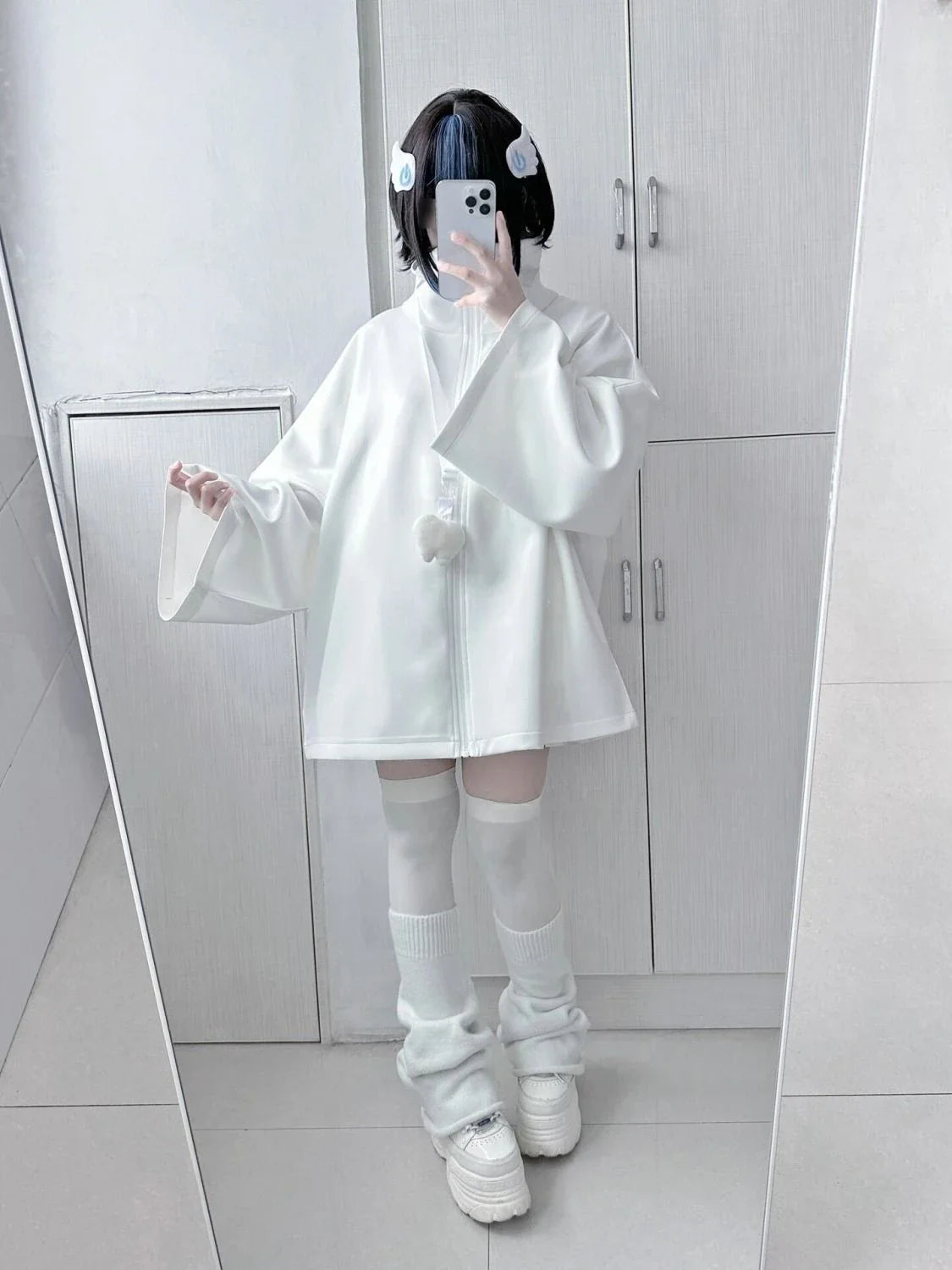 Spring Casual Hoodie – Women’s Loose Y2K Aesthetic Oversized Embroidered Harajuku Zipper Grunge Sweatshirt