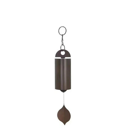 Copper Wind Chimes - Retro Serenity Bell with Deep Resonance, Metal Cylinder for Outdoor Patio Decor