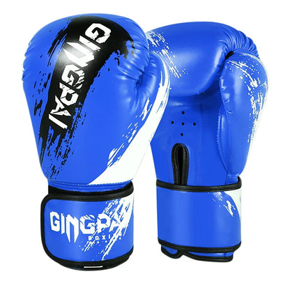 Adult Boxing Gloves - Comfortable Adjustable Punching & Sparring Mitts for Men - Black, Red, Blue Hand Protector