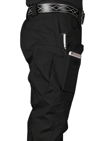 Men's Outdoor Tactical Pants — Multi-Pocket, Water-Repellent, Wear-Resistant Hiking & Sweatpants