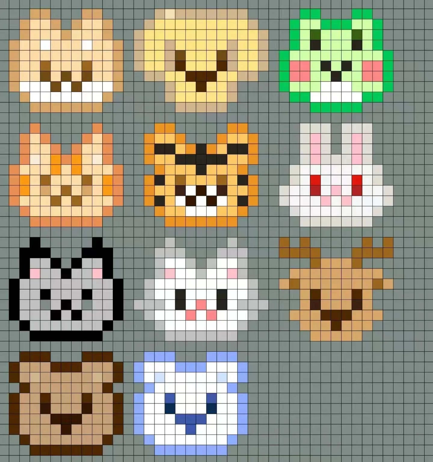 5MM Hama Beads Pegboards – Square, Circle & Hexagon Fuse Beads Template for Perler DIY & Educational Crafts