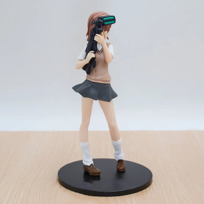 17cm Misaka Mikoto Anime Figure — A Certain Magical Index & Railgun PVC Action Toy, Cartoon Collectible Gift