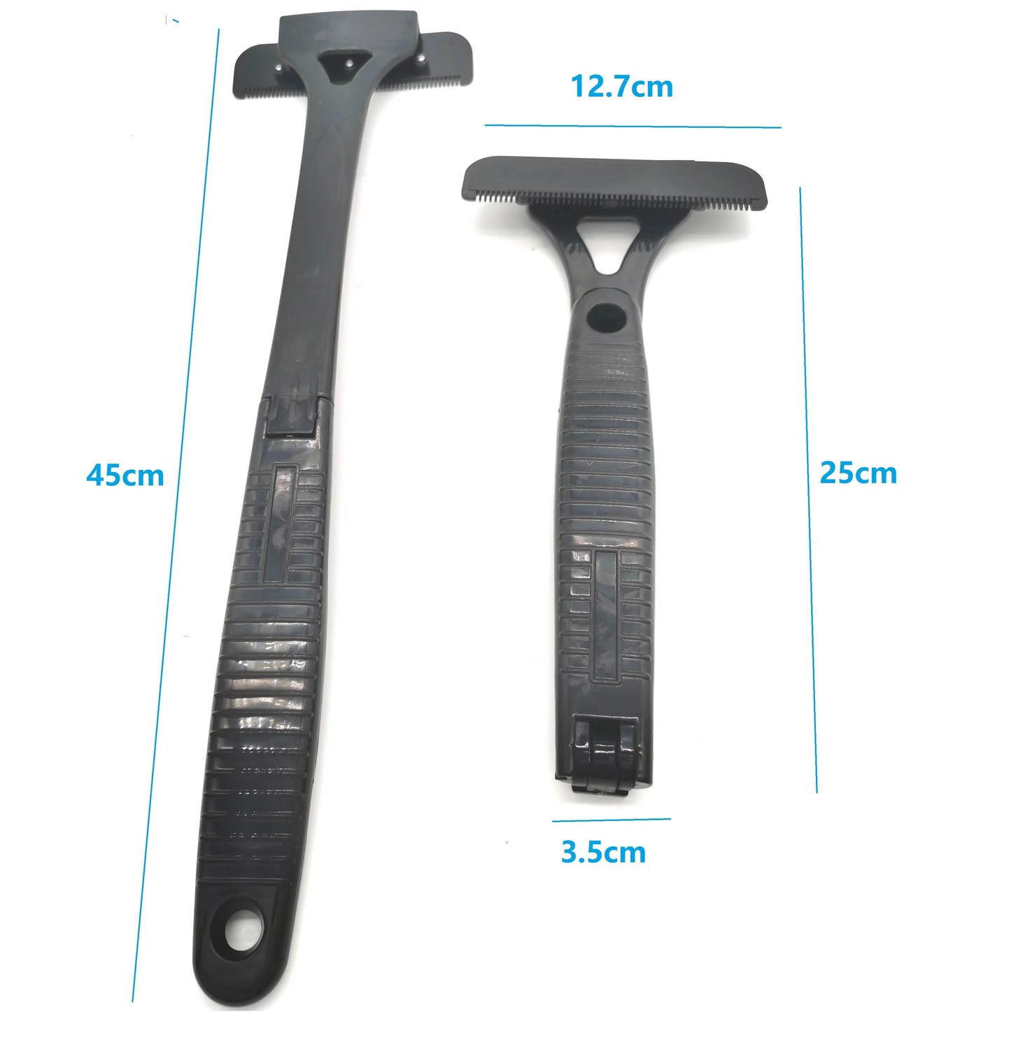 Men’s Back Shaver Razor – Safety Long Handle Foldable Hair Trimmer for Body, Legs & Back Hair Removal