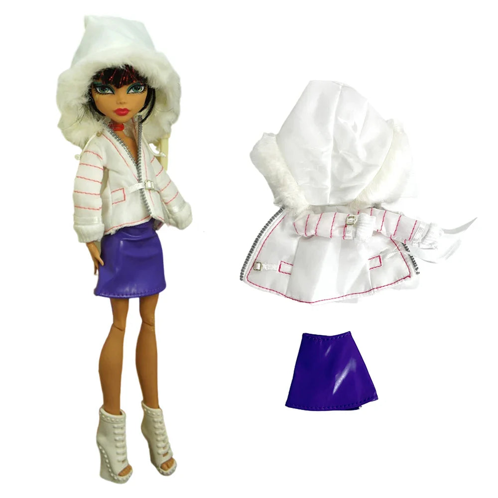 11-Inch Doll Clothes for 1/6 Dolls – Casual Dress & Fashion Outfits for 27 CM Girls' Dolls, DIY Toy Clothing
