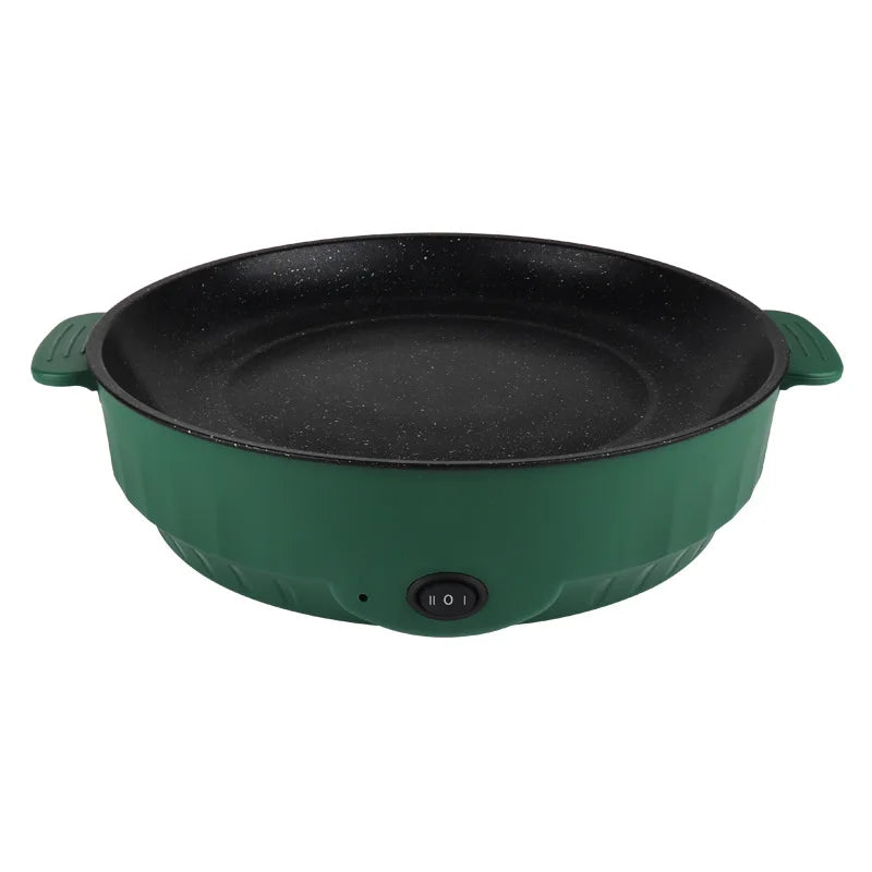 220V Electric Multi Cooker Frying Pan - Non-Stick BBQ Grill, Steak, Fish & Omelette Cooking Machine for Home Kitchen