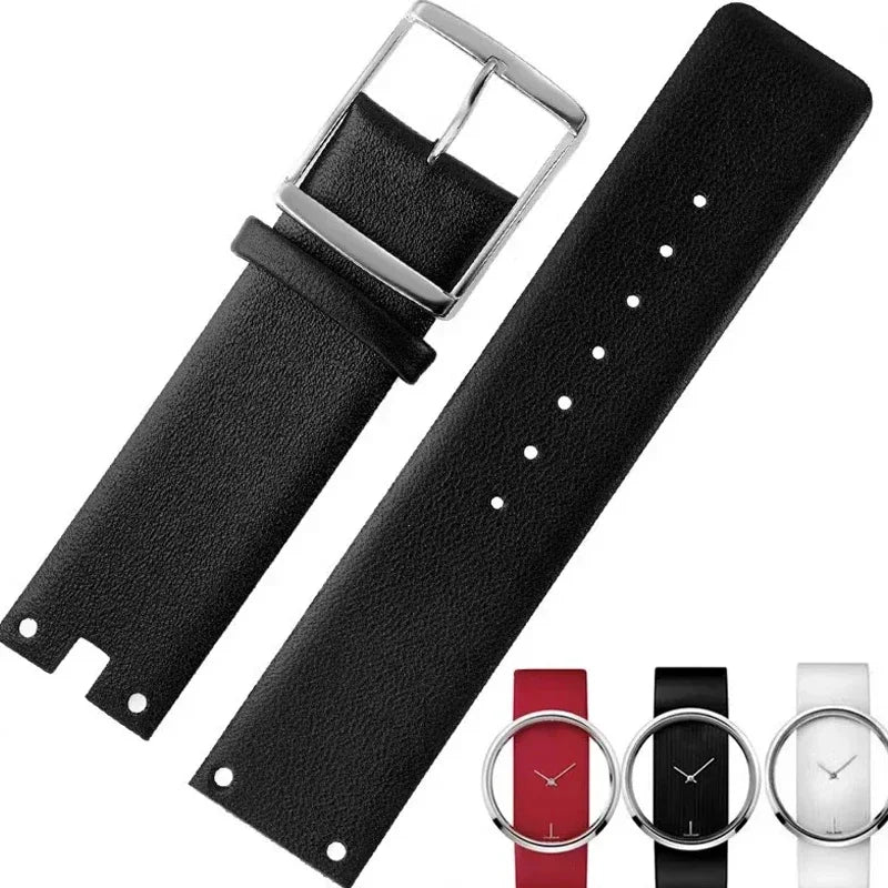 Genuine Leather Watch Band for CK K94231/K9423101 – 22mm Durable & Soft Strap for Calvin Klein Watches