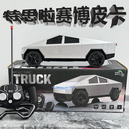 Tesla Pickup RC Car Model | Drop-Resistant Simulation Toy with Color Box for Kids & Christmas Gifts