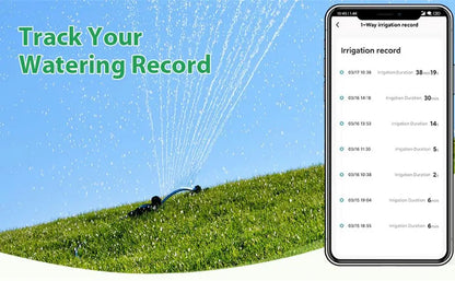 Insoma Automatic Water Timer with WiFi Hub – 2-Outlet Garden Irrigation Sprinkler System, Alexa Compatible